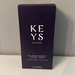 New! Keys Soulcare BE LUMINOUS EXFOLIATOR POWDER WITH LACTIC ACID 2.29 oz